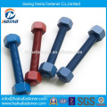 Made in China ASTM A193 B7 STUD BOLT WITH 2H NUT Teflon full thread bolt